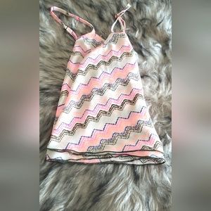 Vera Wang Princess Pink Crop Top